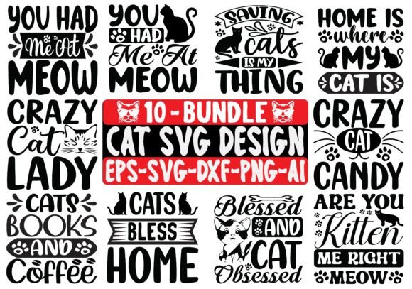 10. Cat SVG Bundle Review for Embroidery Projects