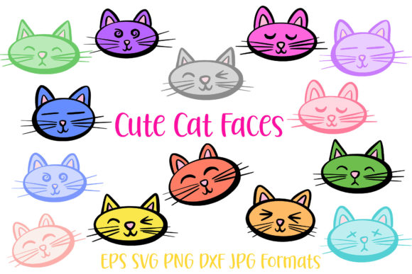 15 Silly Kawaii Cat Kitten Cartoon Face Review