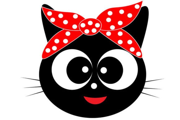 Black Cat Svg with Red Bandana Review