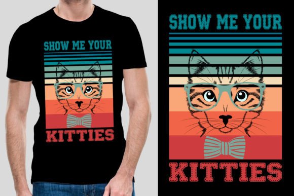 Cat Lover Colorful T-Shirt Design Review
