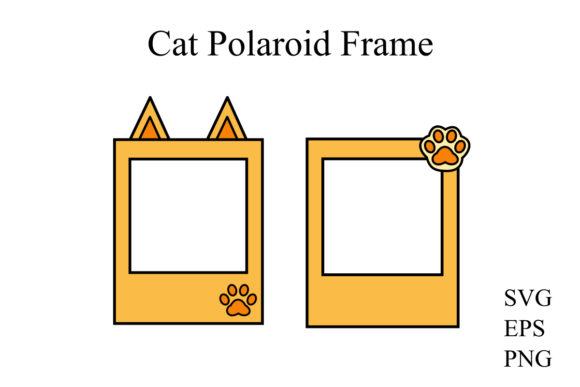 Cat Polaroid Frame Embroidery Design Review