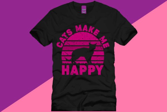 CATS MAKE ME HAPPY T SHIRT DESIGN Review