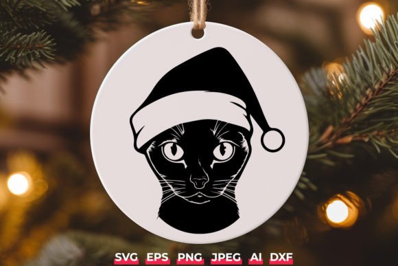 Christmas Siamese Cat SVG Review for Embroidery Projects
