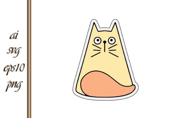 Doodle Cat Clip Art Hand Drawn Sticker Review