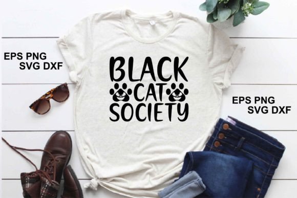 Halloween SVG Design Black Cat Society Review