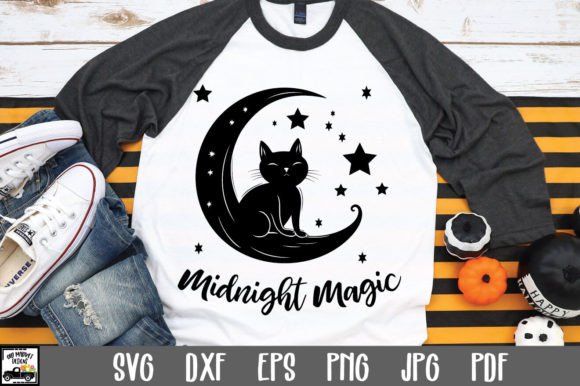 Midnight Magic Cat SVG File Review