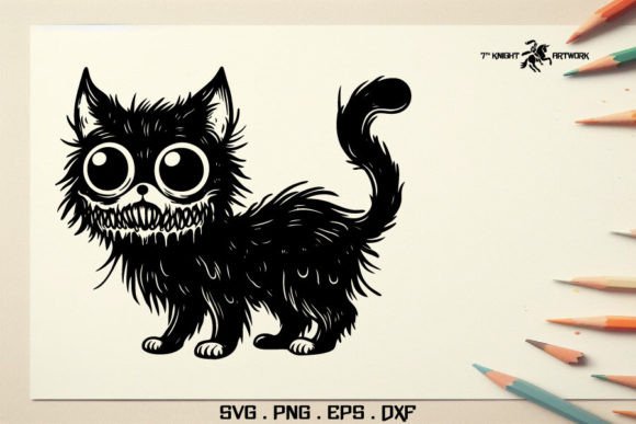 Monster Cat Svg Review for Embroidery Projects