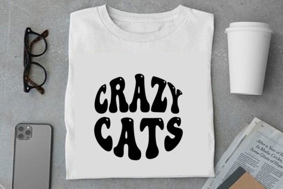 Retro Cat Design for Embroidery Projects